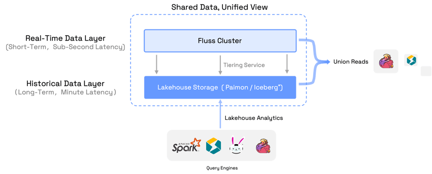 Union Read with Fluss and Paimon